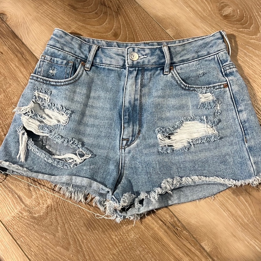 pacsun denim shorts